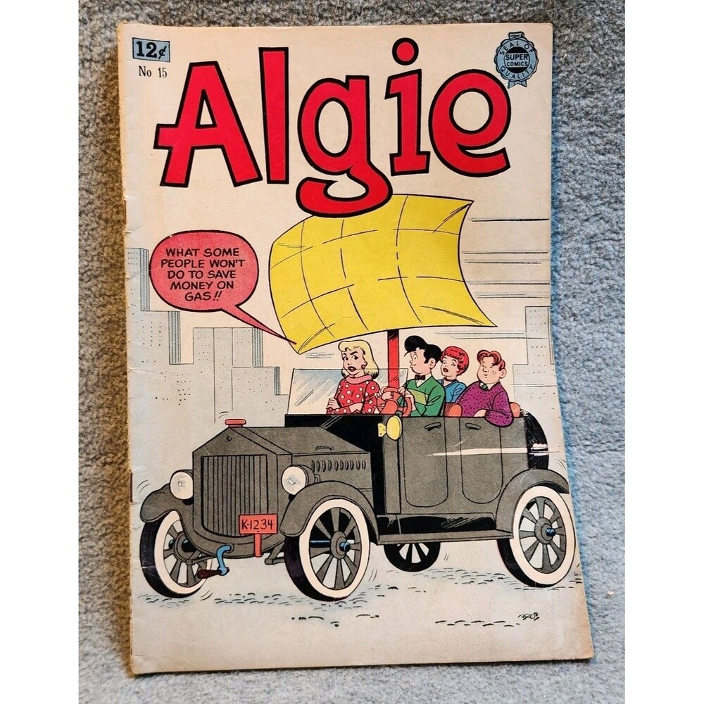 Algie #15 Teen Humor Comic 1964 Super Comics